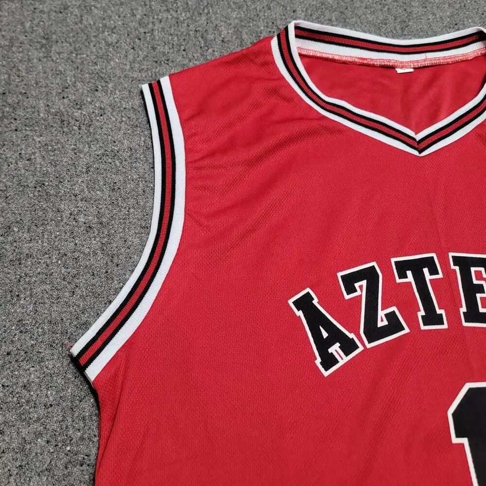 San Diego State Aztecs Jersey Mens Large Red Black 1 SGA Basketball Tank Shirt
